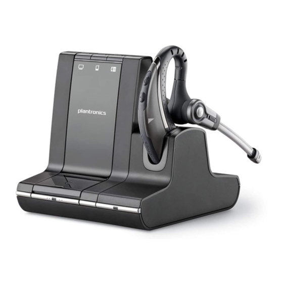 Plantronics Savi W730 Bedienungsanleitung