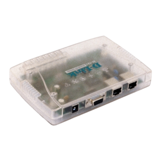 D-Link DI-701 Benutzerhandbuch
