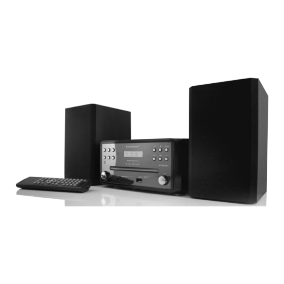 SOUNDMASTER MCD9600BT Kurzanleitung