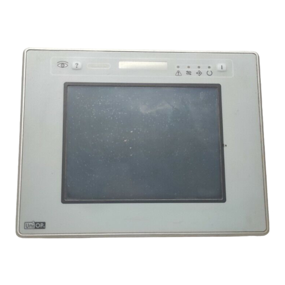 UniOP eTOP05C Montageanweisung