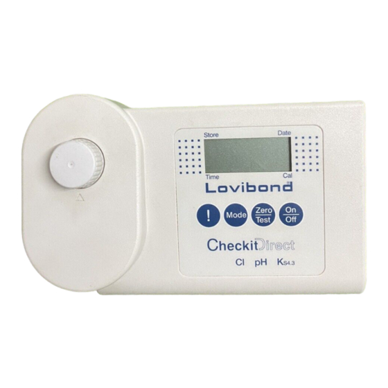 Tintometer Lovibond CheckitDirect Bedienungsanleitung