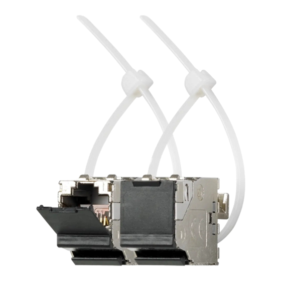 Jung UMA-CAT6A-25 Montageanleitung