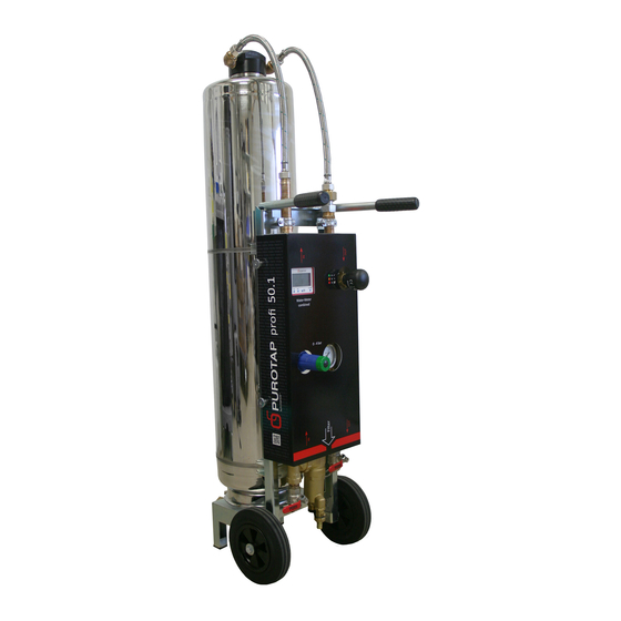 elysator PUROTAP profi 1-Serie Betriebsanleitung
