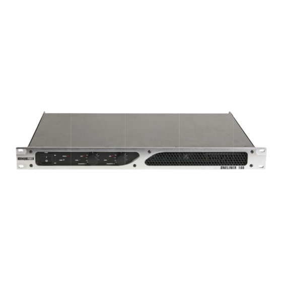 HQ Power Oneliner 100 Bedienungsanleitung