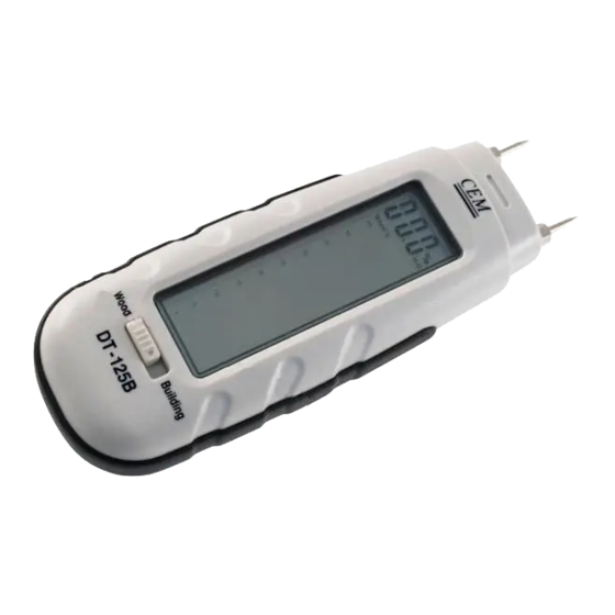 CEM DT-125B Bedienungsanleitung