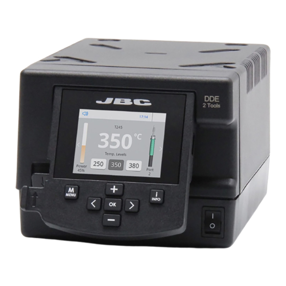 jbc Two-Tool DDE-1B Handbücher