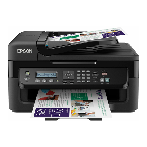 EPSON WF2510 GRUNDHANDBUCH PdfHerunterladen ManualsLib