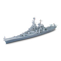 Tamiya MISSOURI CITCA 1991 1:350 U.S. BATTLESHIP BB-63 Bedienungsanleitung