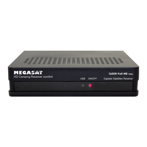 Megasat HD Camping Receiver comfort Handbücher