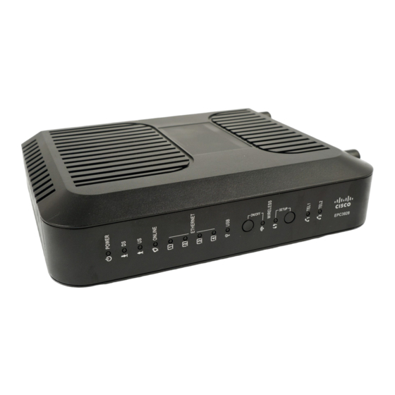 Cisco DPC3928 Benutzerhandbuch