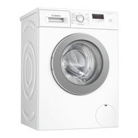 Bosch WAJ2806EFG Gebrauchs- Und Installationsanleitung