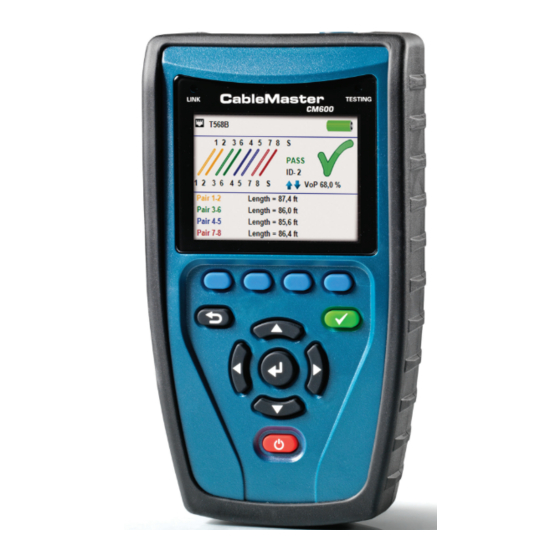 IT Networks CableMaster 600 Kurzanleitung