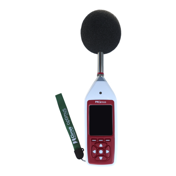 Cirrus Optimus+ Benutzerhandbuch