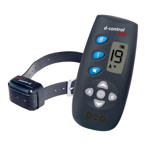 DOGTrace d-control 400 Gebrauchsanweisung