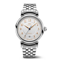 IWC Schaffhausen DA VINCI AUTOMATIC Bedienungsanleitung