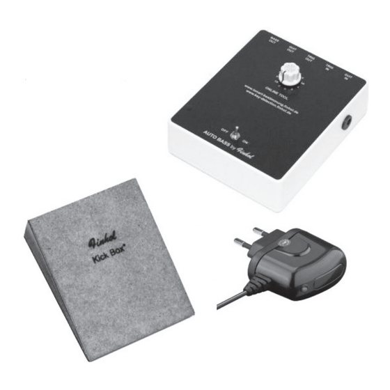 Finhol Auto Bass Bundle Betriebsanleitung
