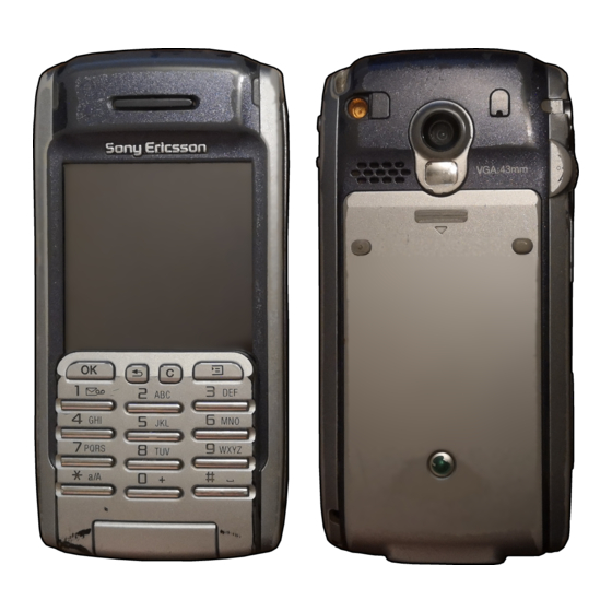 Sony Ericsson P900 Kurzanleitung