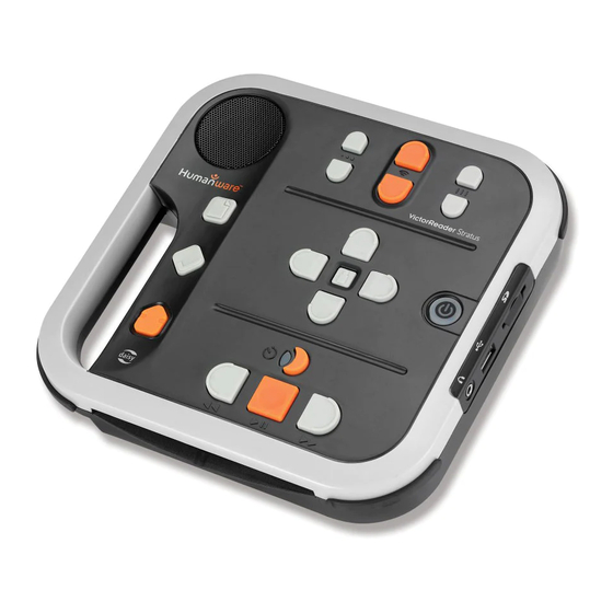 Humanware VictorReader Stratus4 M Benutzerhandbuch