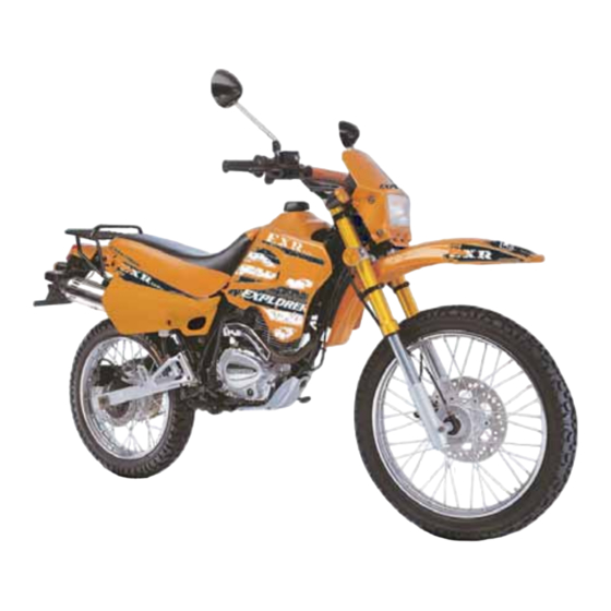 Explorer EXR 125 cc Handbuch