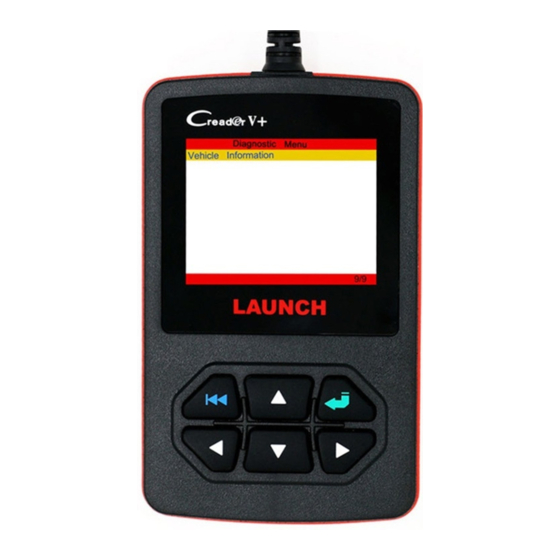 LAUNCH Creader V+ Bedienungsanleitung