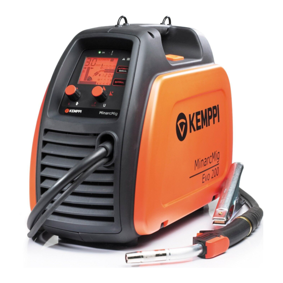 Kemppi MinarcMig Evo 170 Kurzanleitung