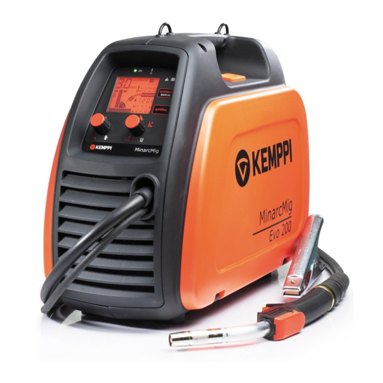 Kemppi MinarcMig Evo 170 Kurzanleitung