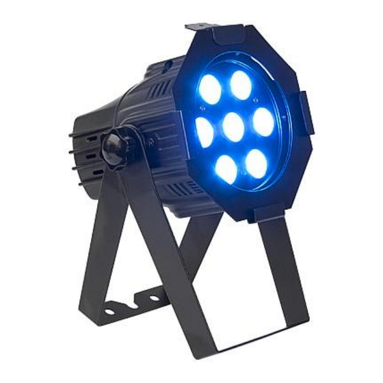 Lightmaxx Platinum Line Mini TRI-PAR 7x 3 Watt TRI LED Bedienungsanleitung