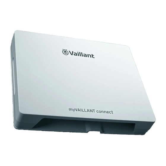 Vaillant myVAILLANT connect VR 940f Installationsanleitung