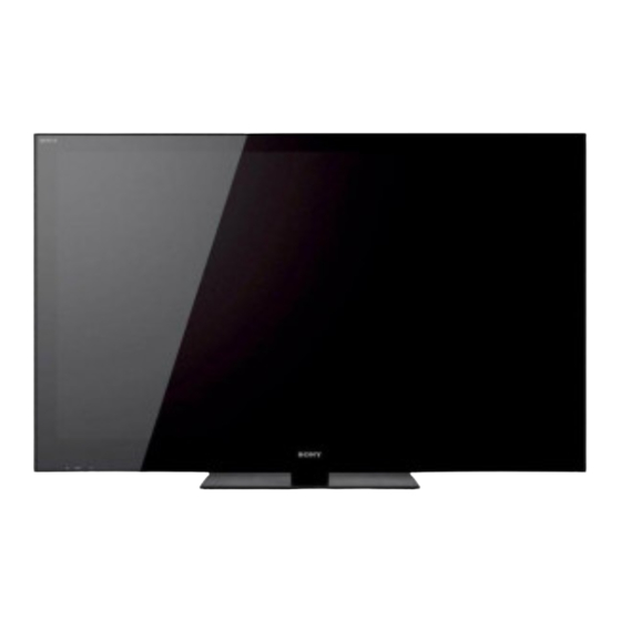 Sony Bravia KDL-52HX905 Bedienungsanleitung