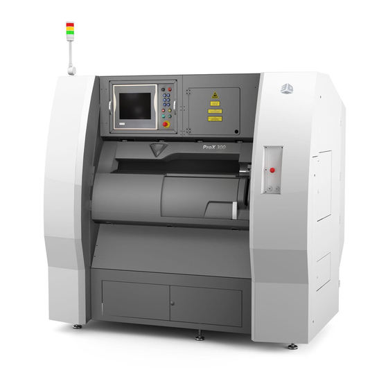 3D Systems ProX DMP 300 Originalanleitung