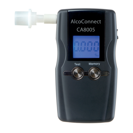 ADCS AlcoConnect CA8005 Gebrauchsanweisung