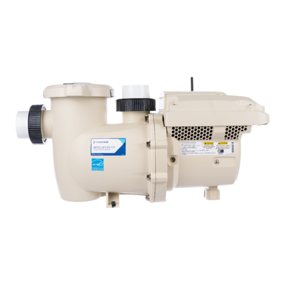 Pentair INTELLIFLO3 VSF Einbau- Und Wartungsanleitungen