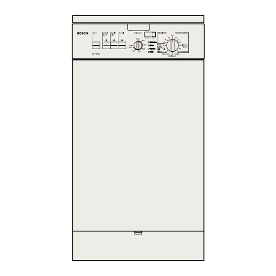 Bosch WOP 2430 Gebrauchs- Und Aufstellanleitung