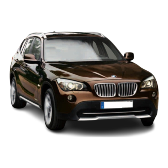 BMW X1 sDrive18i 2010 Betriebsanleitung