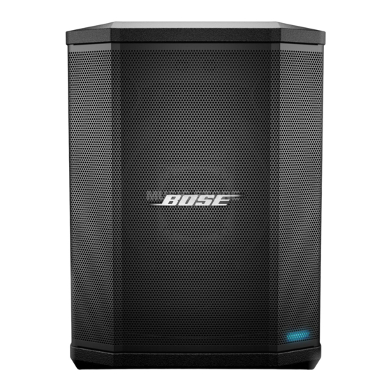 Bose S1 PRO+ Bedienungsanleitung