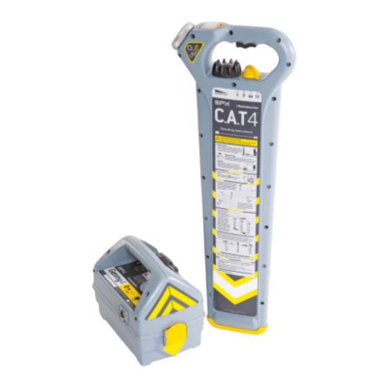 Radiodetection C.A.T4 series Bedienungsanleitung