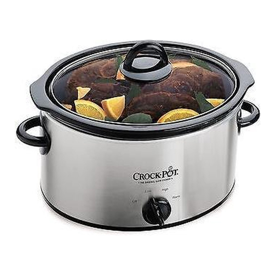 Crock-Pot Stoneware Benutzerhandbuch