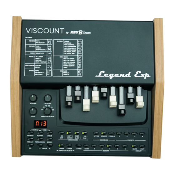 KeyB Viscount Legend Exp Bedienungshandbuch