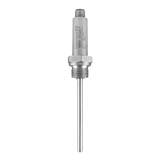 Endress+Hauser TMR31 Technische Information