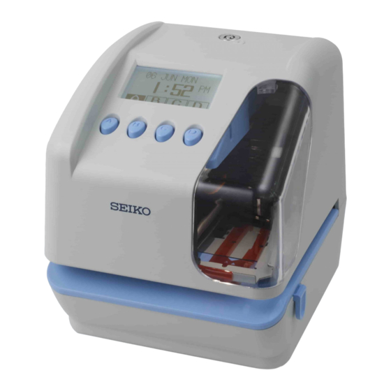 Seiko TP-50 Betriebsanleitung