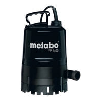 Metabo TP 5400 Betriebsanleitung