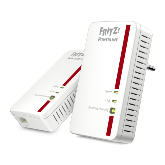 AVM FRITZ!Powerline 1000E Installation Und Betrieb