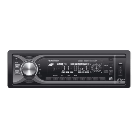 Phonocar VM 022 Gebrauchsanweisungen