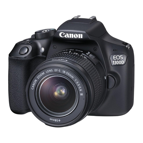 Canon EOS 1300D Anleitung