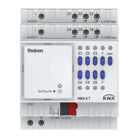 Theben MIX2 HMG 6 T Bedienungsanleitung