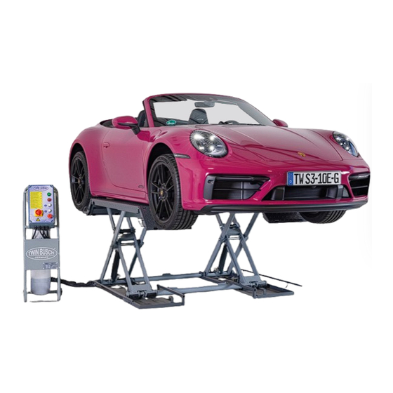 Twin Busch TW S3-10E Installation, Bedienung Und Wartung