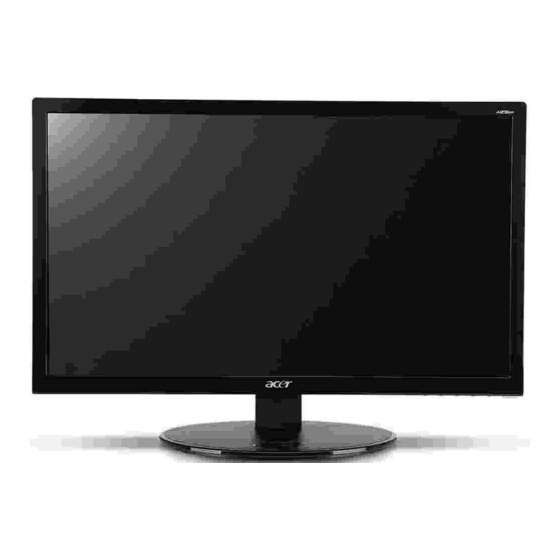 Acer A231HL Kurzanleitung