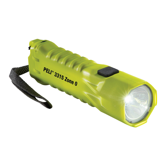 PELI 3315 Zone 0 Bedienungsanleitung