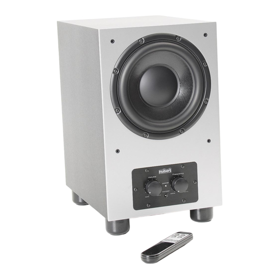 nubert nuBox AW 441 Modul SM-150 Handbuch
