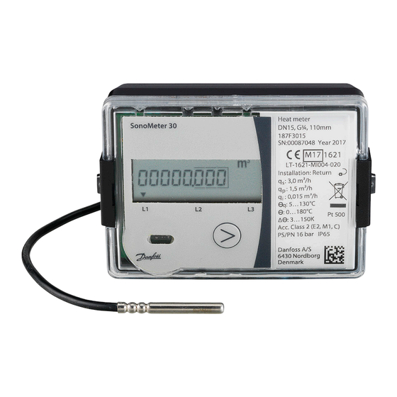 Danfoss SonoMeter30 Bedienungsanleitung
